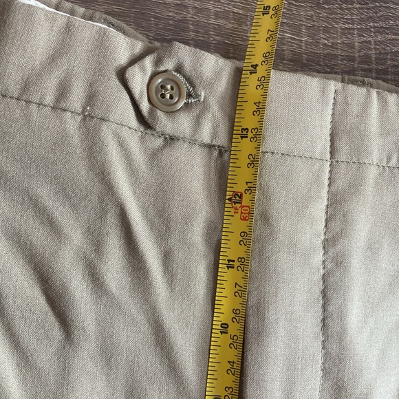 Mens Hart Schaffner Marx Tan Pleated Pants Size 42 Pre Owned - Picture 5 of 9